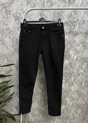 Джинси жіночі goldtrans чорні джинси slim fit l