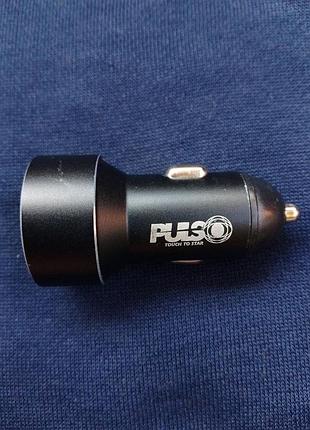 Автомобільний зарядний пристрій plso на 2 usb