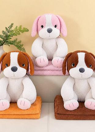 Игрушки-подушки внутри с пледом 
✔️игрушка на замочке, пледа прячется внутрь
✔️удобно брать с собой в любую поездку
✔️идеальный подарок