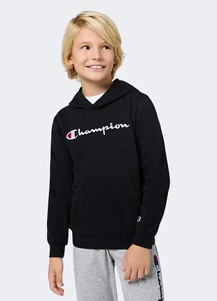 Худі на хлопчика 11-12 р 150-155 см champion чорний