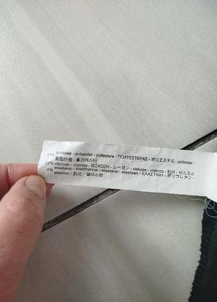 Черное платье zara с узором 7