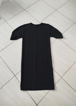 Черное платье zara с узором 3