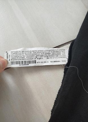 Черное платье zara с узором 6