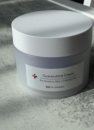 Крем для обличчя cu dr. solution guaiazulene cream для чутливої шкіри