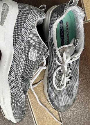 Кросівки жіночі skechers air-cooled memory foam сірі