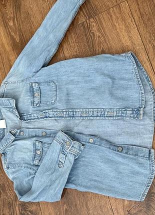 Сорочка джинсова h&m