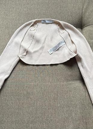 Жіноче болеро zara бежеве
