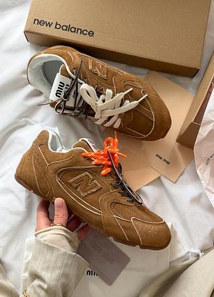 Кросівки new balance x miu miu 530 cinnamon