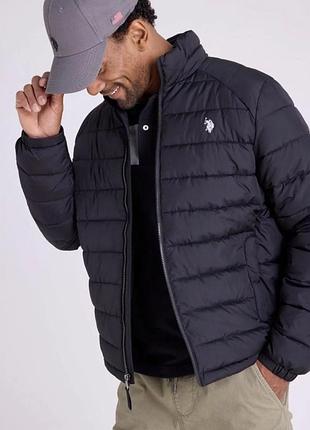 Куртка чоловіча u.s. polo assn. пуховик чорний