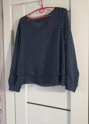 Блузка в горошок zara