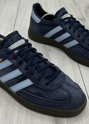Мужские кроссовки adidas handball spezial navy blue (27,5 см)