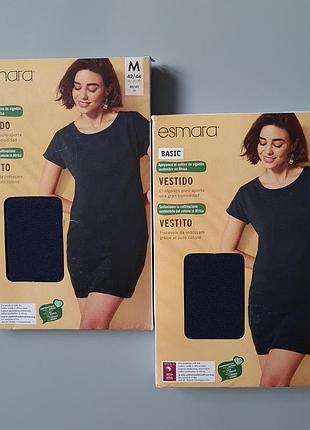 Женское легкое платье футболка из хлопка esmara®, m, l