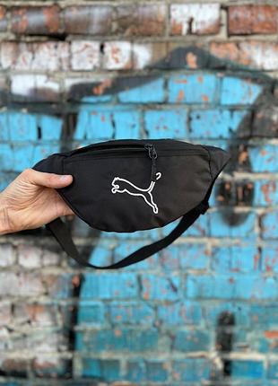Чоловіча бананка puma через плече, чорна спортивна сумка oxford 1000d