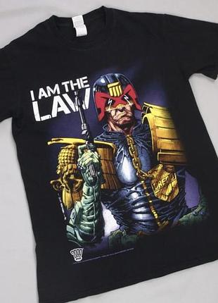 Футболка judge dredd,  i am the law, суддя дредд