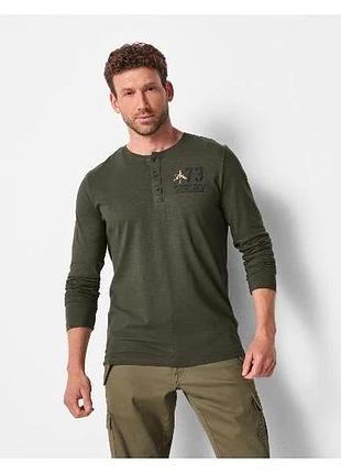 Чоловічий лонгслів бавовна esmara men®/livergy®, l, xl