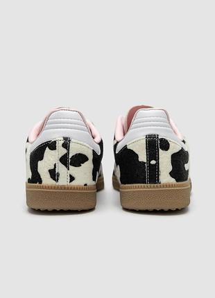 Adidas samba og cow print/pink 4