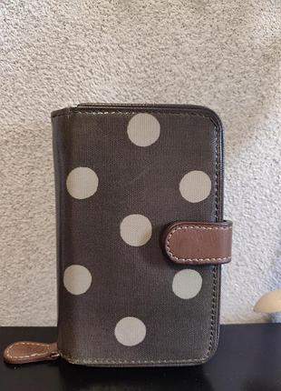Оригинальный кошелек cath kidston в горошек (folded zip wallet)
