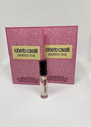 Оригинальный пробник paradiso rosa roberto cavalli парфюмированная вода