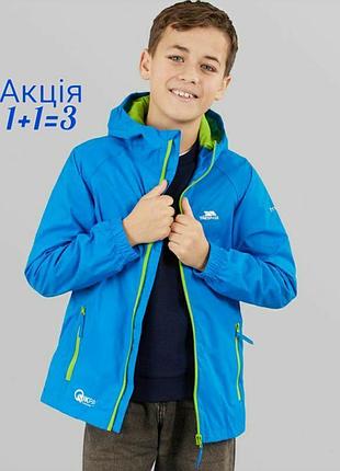 Куртка дощовик trespass junior boys qikpac waterproof jacket cobalt непромокальна куртка