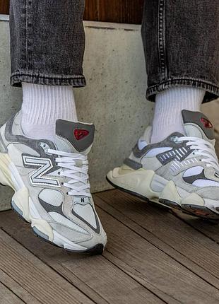 Кроссовки мужские new balance 9060 white grey