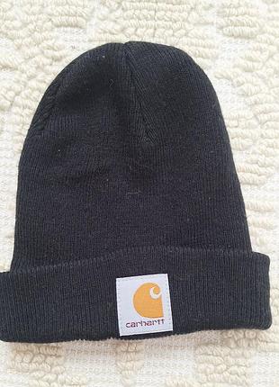 В'язана шапка-біні з відворотом бренду carhartt дитяча