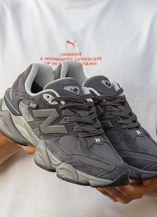 Кроссовки мужские new balance 9060 termo dark grey