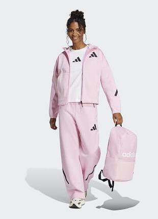 Розовые спортивные штаны свободного кроя adidas z.n.e.