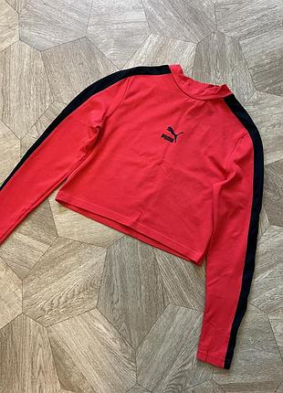 Лонгслів з горлом, водолазка вкорочена puma