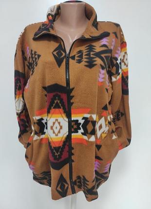 Флисовая кофта на молнии рабочая l/xl ог 122-124 см
