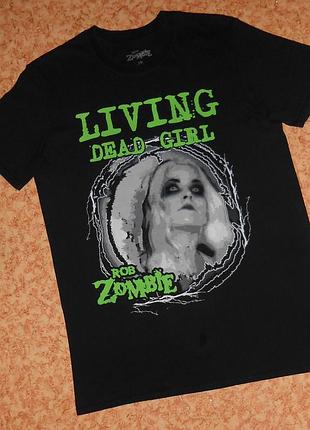 Футболка rob zombie/роб зомбі/living dead girl/рок мерч
