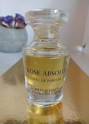 Rose absolue yves rocher ив роше 5мл парф. вода