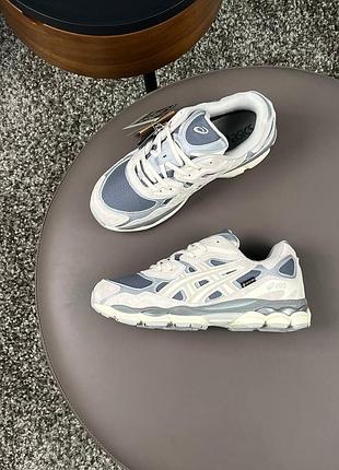 Водонепроникні кросівки asics gel-nyc gtx light grey white