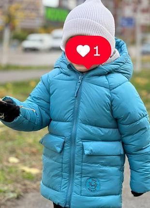 Куртка дитяча демісезонна бірюза 2
