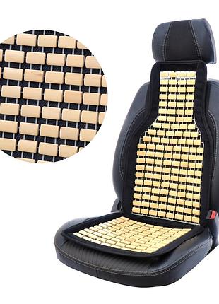 Массажер черная ткань + плоская косточка 45*108см elegant max 100 650 высокая