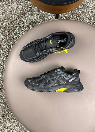Водонепроникні кросівки asics gel-venture 6 gtx black yellow
