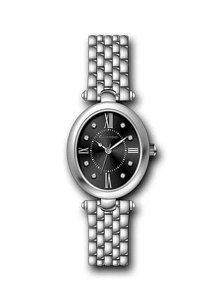 Женские часы guardo premium 012790-5 стальной корпус стальной браслет чёрный циферблат