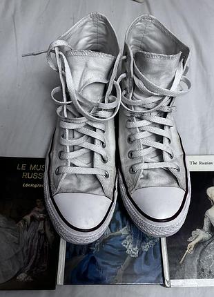Кеди унісекс converse all star білі оригінал