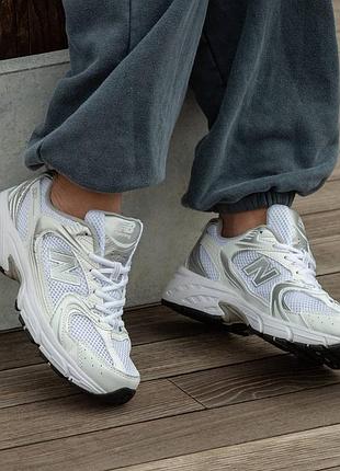 Кросівки жіночі new balance 530 white silver