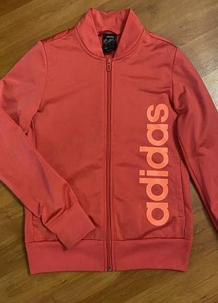 Яскрава спортивна кофта олимпийка adidas оригінал, р. 164 (13-14 років