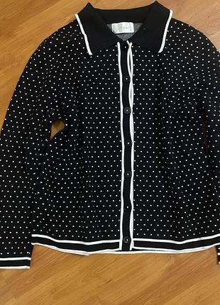 Бавовняний кардиган jumper на ґудзиках, розмір l (100% cotton