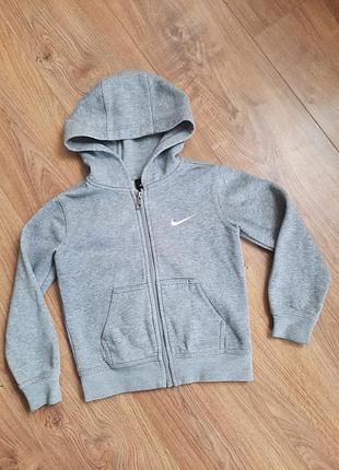 Утеплённая кофта nike на молнии с капюшоном кофта на флисе