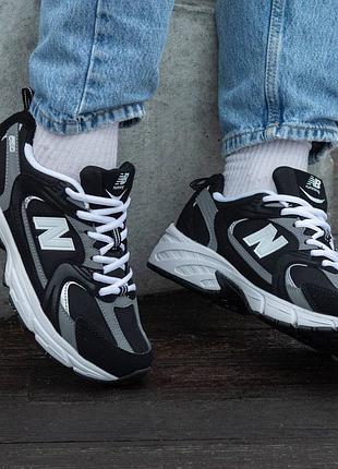 Кросівки чоловічі new balance 530 black\grey