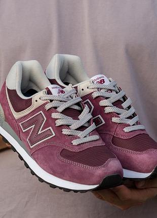 Кроссовки мужские new balance 574 classic bugrundy