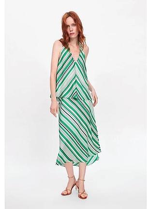 Костюм женский zara блуза+юбка