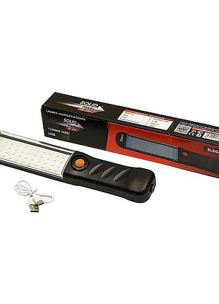 Переноска диодная maxi аккумуляторная 2000mah 48 led usb elegant 101 539 25шт