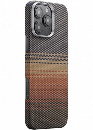 Чехол pc carbon protection slim with magnetic fit для apple iphone 16 pro max (6.9") red