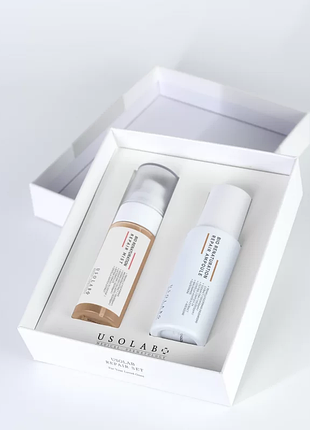 Сироватка та тонер 💥 сет для регенерации и омоложения usolab repair set