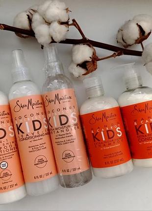 Дитячий shea moisture mango & carrot kids, шампунь  237 мл і кондиціонер 227 мл