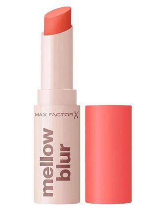 Матова помада max factor 2000 calorie mellow blur lipstick 30 peach blush 3.5 г