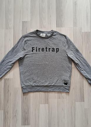 Мужская теплая кофта свитшот firetrap xl